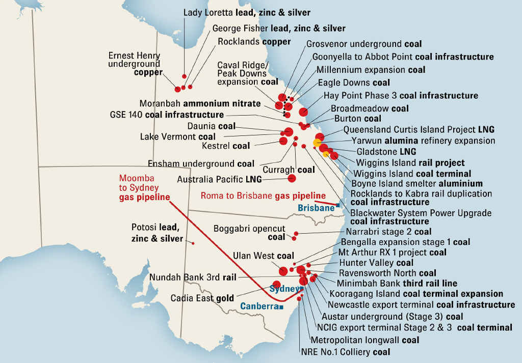 ADVANCED MINERALS AND ENERGY PROJECTS FOR QLD AND NSW ADVANCED MINERALS AND ENERGY PROJECTS FOR QLD AND NSW